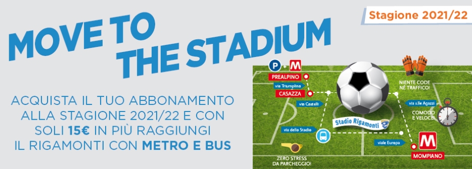 MOVE TO THE STADIUM: AGGIUNGI METRO E BUS AL TUO ABBONAMENTO ALLE RONDINELLE!